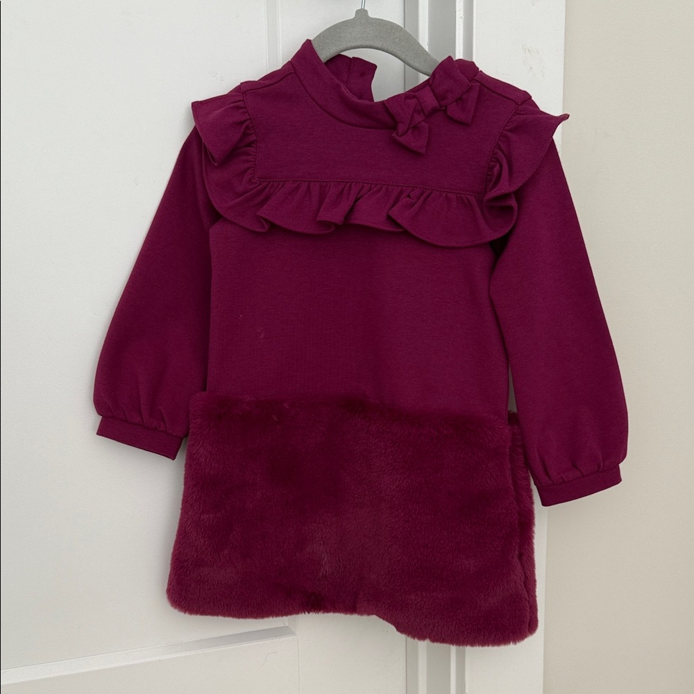 Janie and Jack Burgundy Formal Dress
